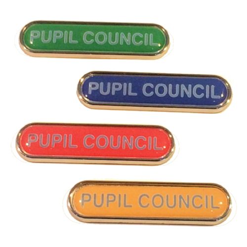 PUPIL COUNCIL bar badge